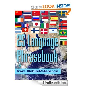 Kindle Gift Card Idea - FREE 25 Language Phrasebook