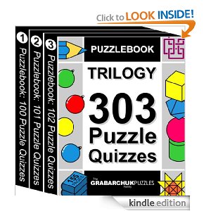 Amazon Kindle Gift Card Idea - Puzzlebook Trilogy: 303 Puzzle Quizzes (FREE for limited time!)