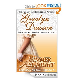 Amazon Kindle Gift Card Idea - Simmer All Night (Bad Luck Wedding series)